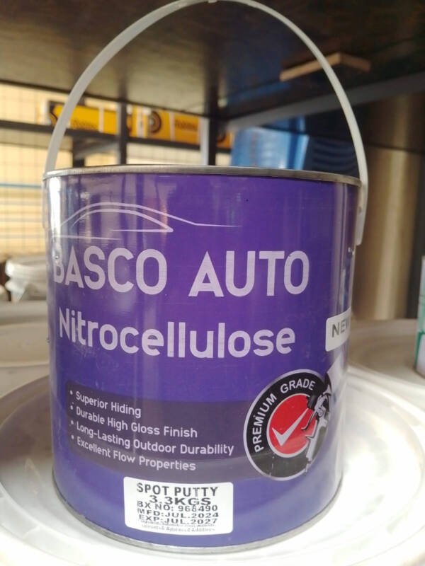 BASCO NITROCELLULOSE SPOT PUTTY 3.3L