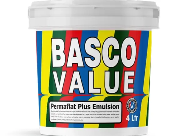 BASCO VALUE PERMAFLAT PLUS EMULSION WHITE 4L