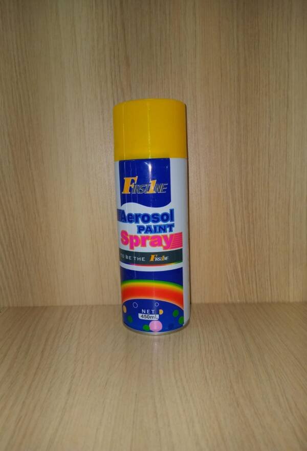 FIRST1NE SPRAY PAINT YELLOW 450ML